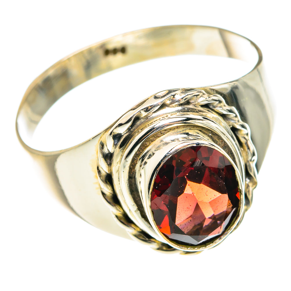 Garnet Rings handcrafted by Anasilvercos - RING77593