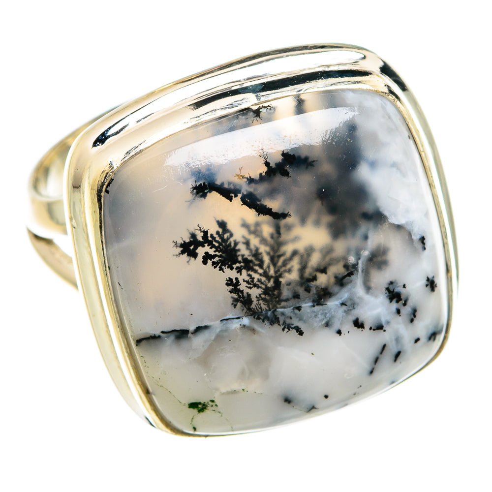 Dendritic Opal Rings handcrafted by Anasilvercos - RING77602