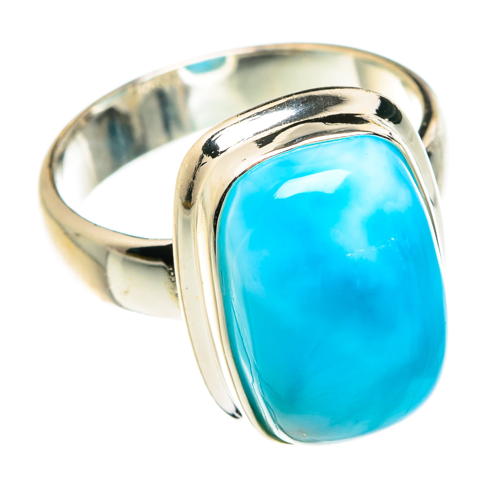 Larimar Rings handcrafted by Anasilvercos - RING77610