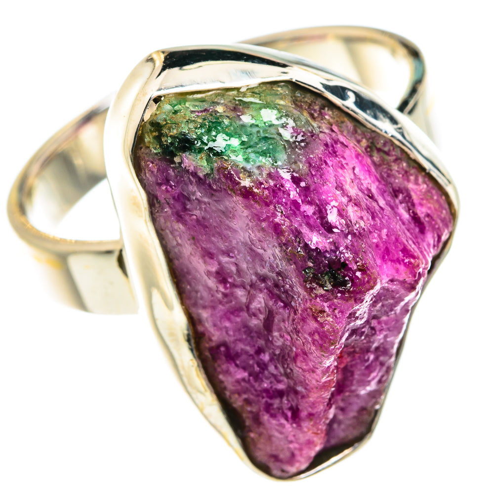 Ruby Zoisite Rings handcrafted by Anasilvercos - RING77622