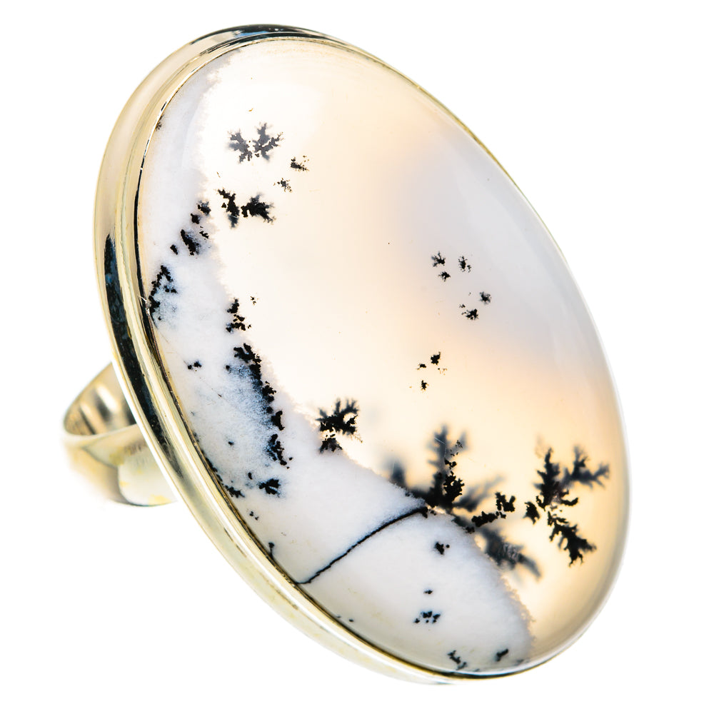 Dendritic Opal Rings handcrafted by Anasilvercos - RING77634