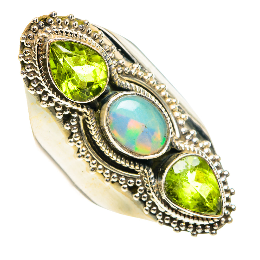Ethiopian Opal Rings handcrafted by Anasilvercos - RING77642