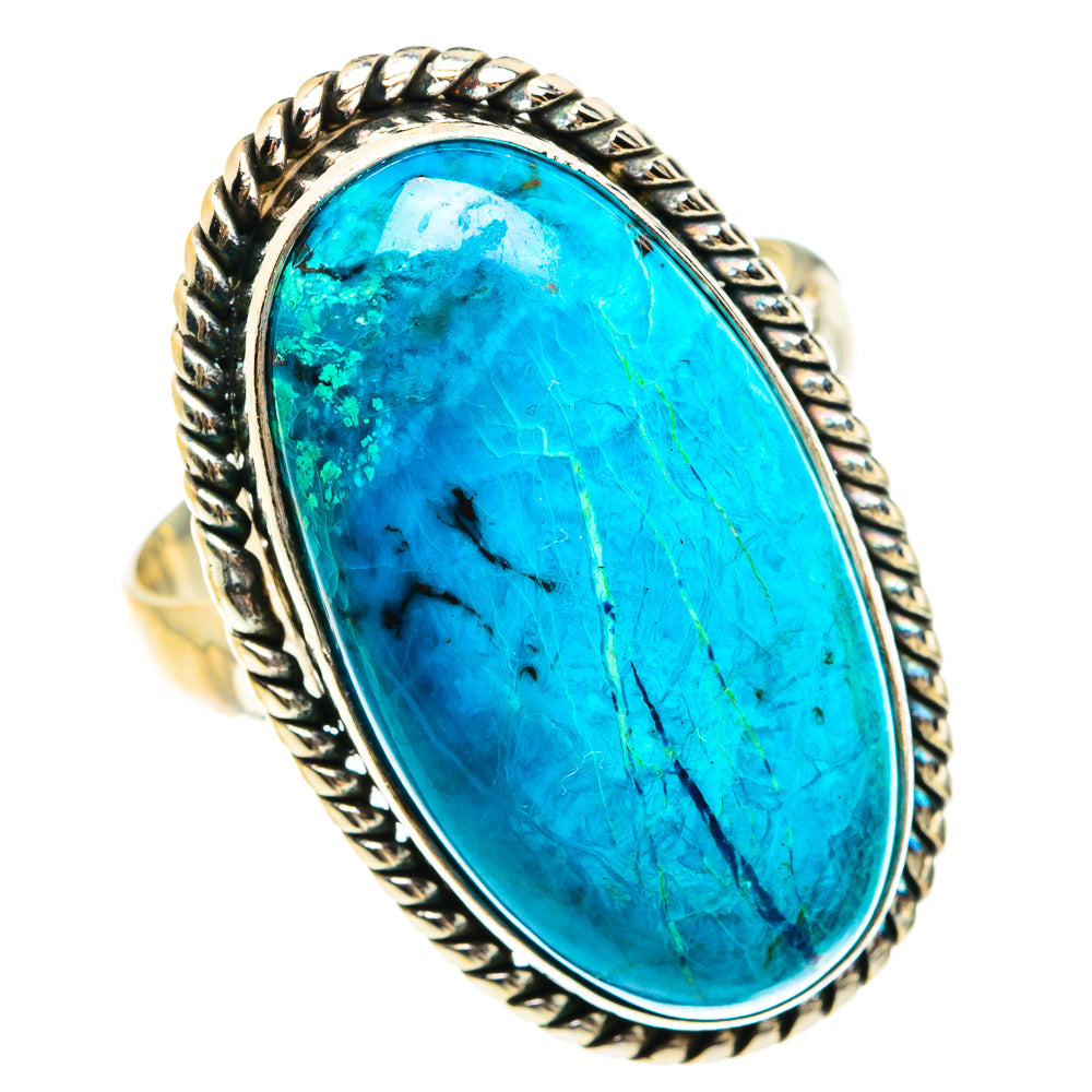 Chrysocolla Rings handcrafted by Anasilvercos - RING77653