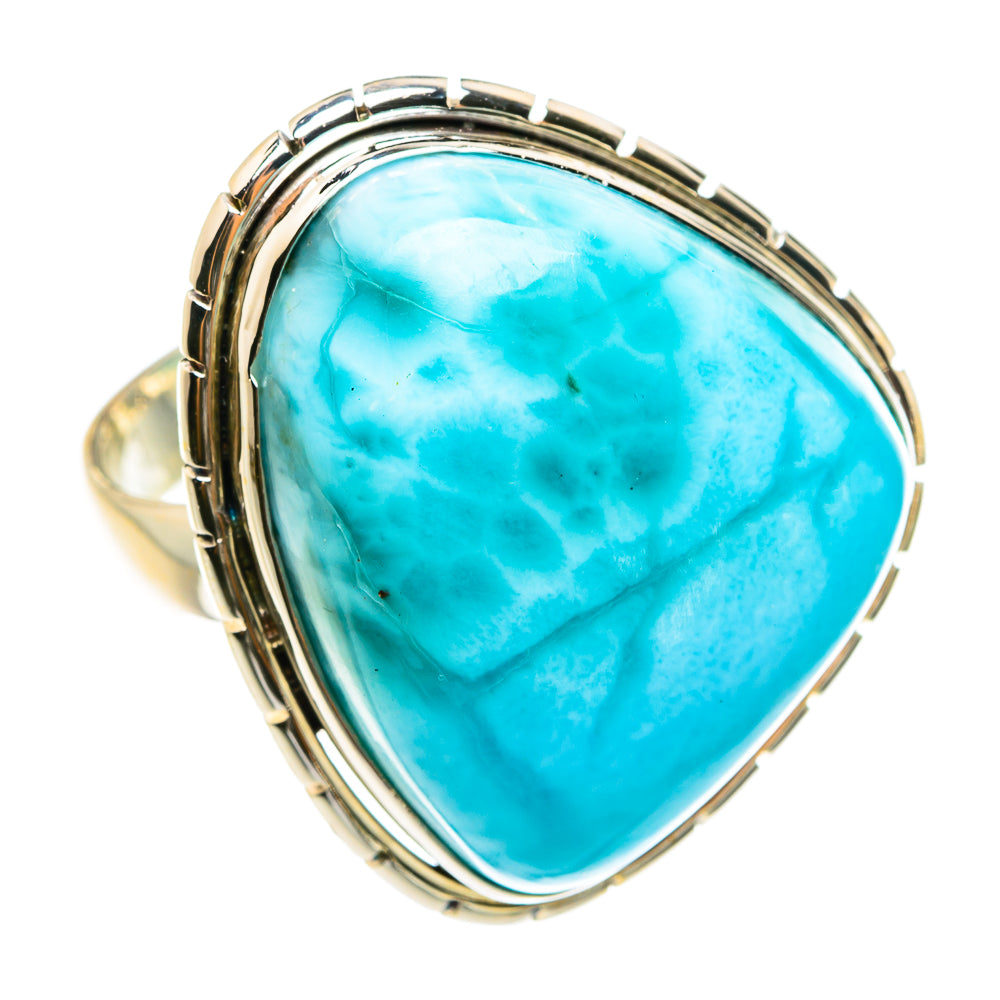 Larimar Rings handcrafted by Anasilvercos - RING77655
