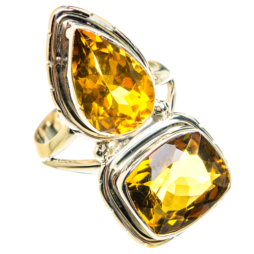 Mandarin Citrine Rings handcrafted by Anasilvercos - RING77664