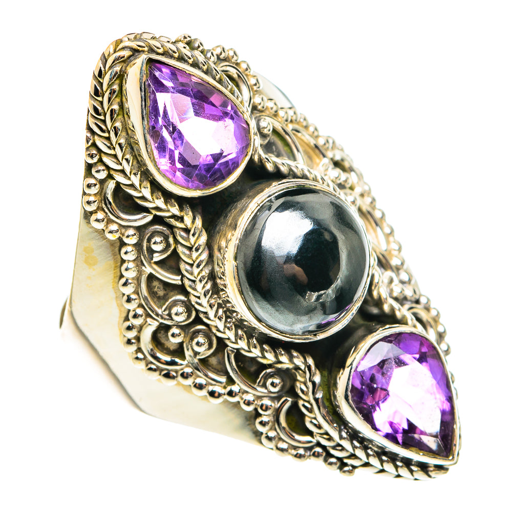 Hematite Rings handcrafted by Anasilvercos - RING77674
