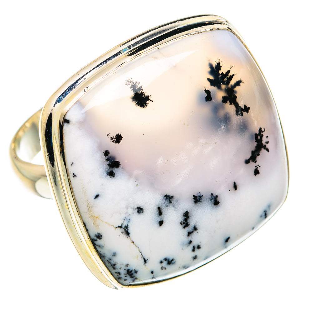 Dendritic Opal Rings handcrafted by Anasilvercos - RING77679