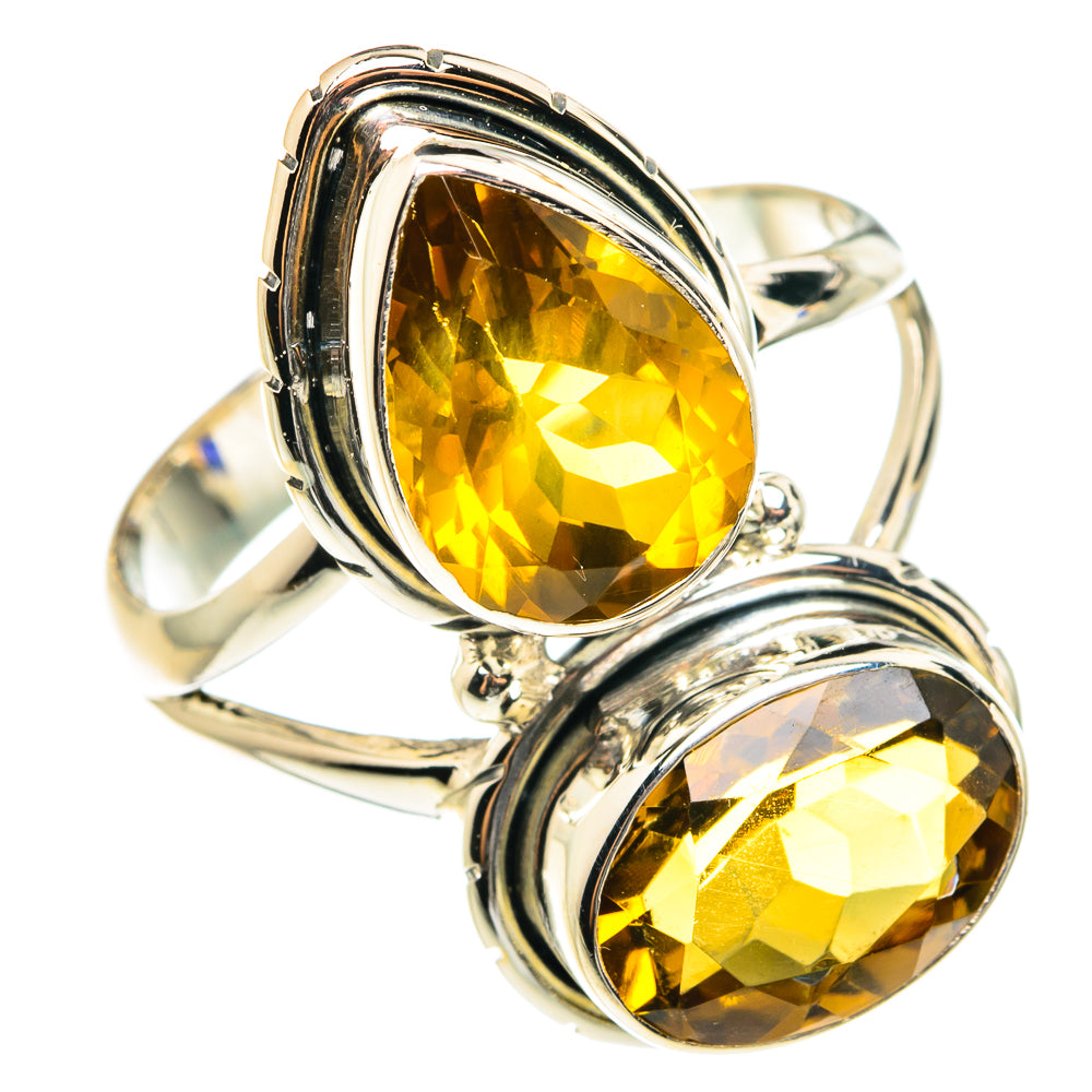 Mandarin Citrine Rings handcrafted by Anasilvercos - RING77707