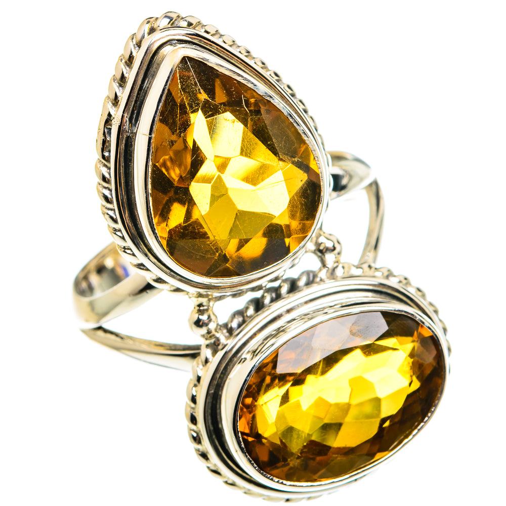 Mandarin Citrine Rings handcrafted by Anasilvercos - RING77709