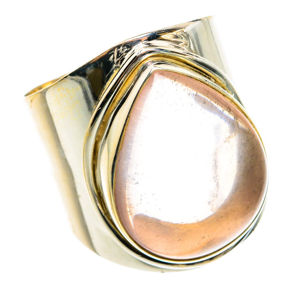 Rose Quartz Rings handcrafted by Anasilvercos - RING77751
