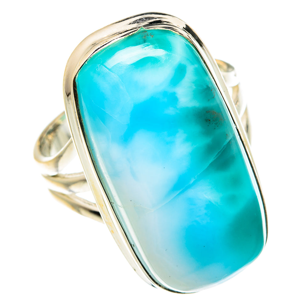 Larimar Rings handcrafted by Anasilvercos - RING77773
