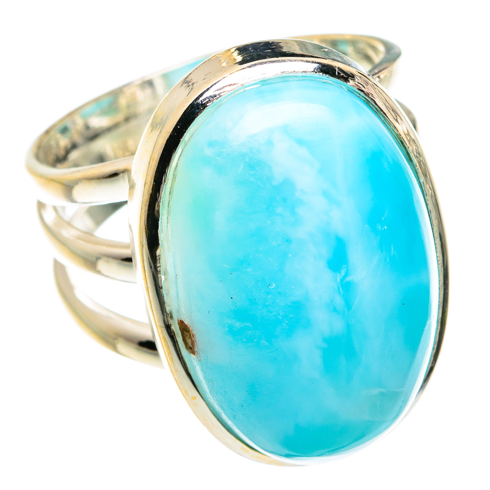Larimar Rings handcrafted by Anasilvercos - RING77785