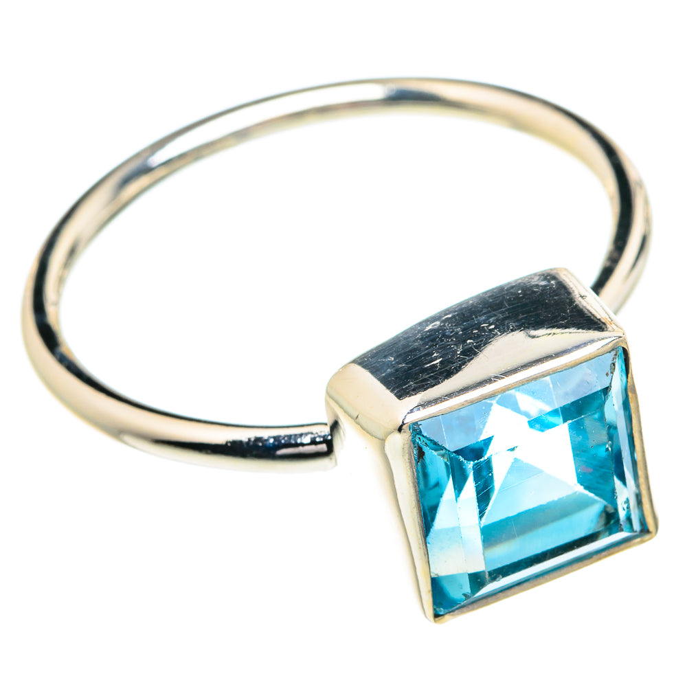 Blue Topaz Rings handcrafted by Anasilvercos - RING77787