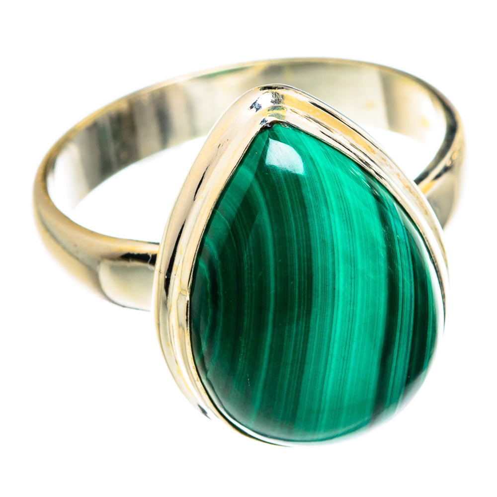 Malachite Rings handcrafted by Anasilvercos - RING77790