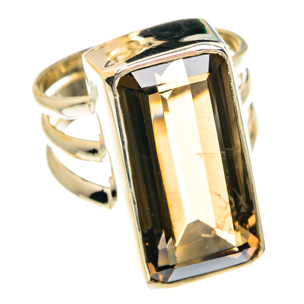 Smoky Quartz Rings handcrafted by Anasilvercos - RING77792