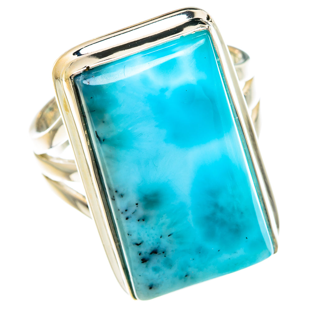Larimar Rings handcrafted by Anasilvercos - RING77820
