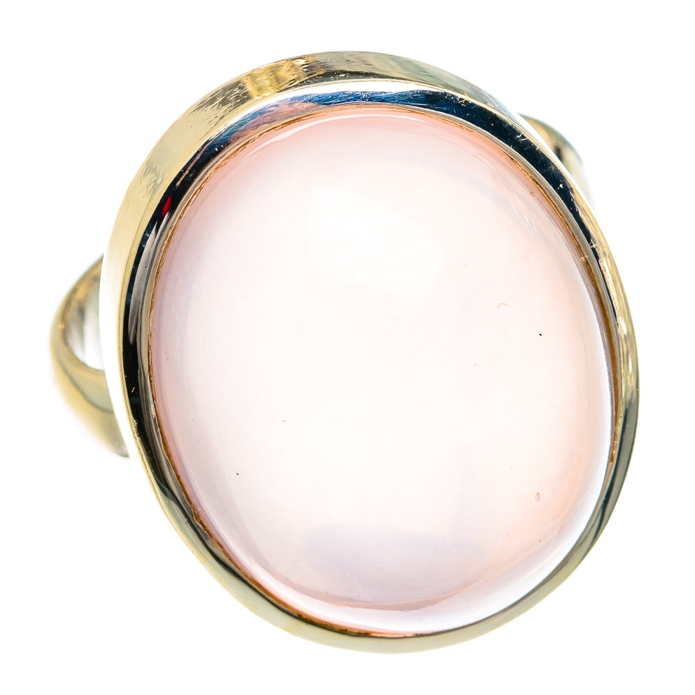 Rose Quartz Rings handcrafted by Anasilvercos - RING77829