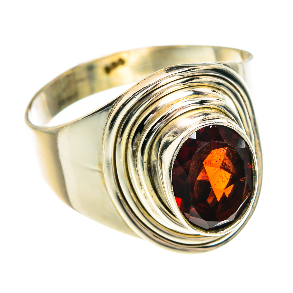 Garnet Rings handcrafted by Anasilvercos - RING77833