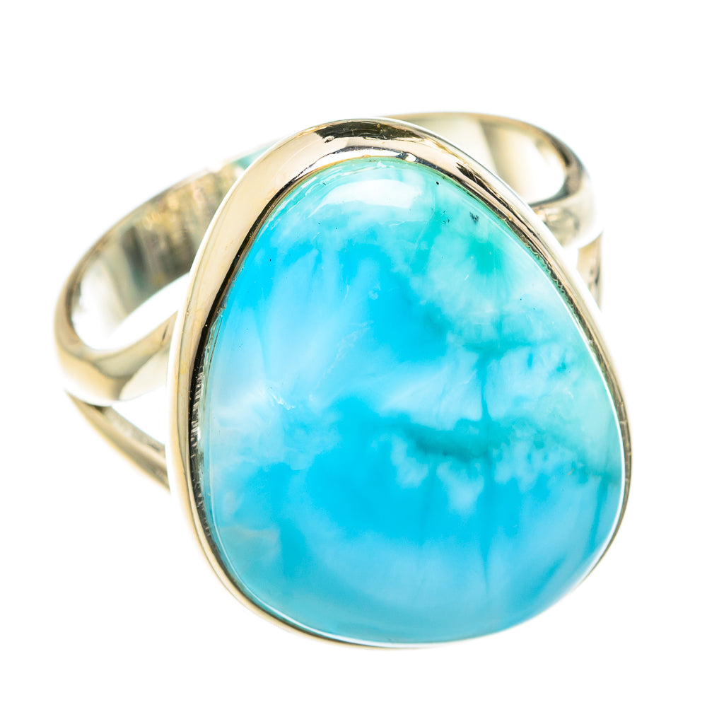 Larimar Rings handcrafted by Anasilvercos - RING77850