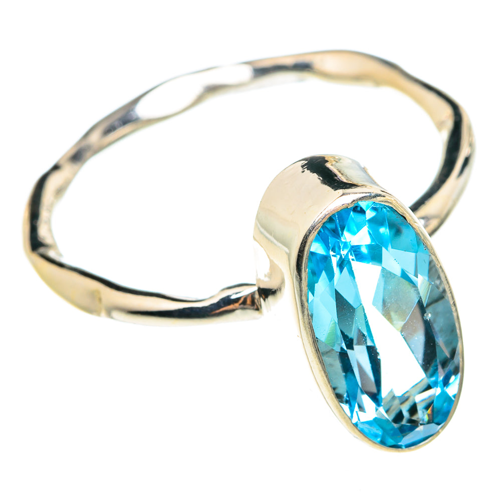 Blue Topaz Rings handcrafted by Anasilvercos - RING77879