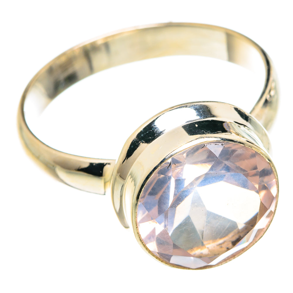 Rose Quartz Rings handcrafted by Anasilvercos - RING77892