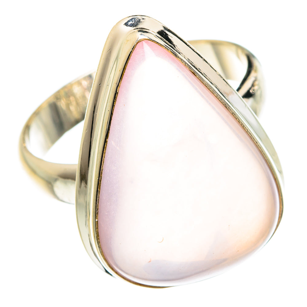 Rose Quartz Rings handcrafted by Anasilvercos - RING77894