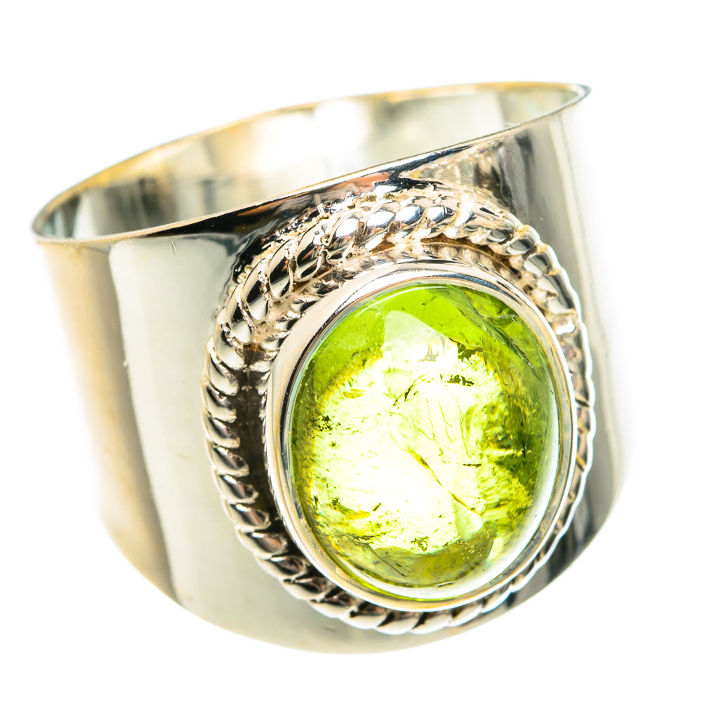 Peridot Rings handcrafted by Anasilvercos - RING77916