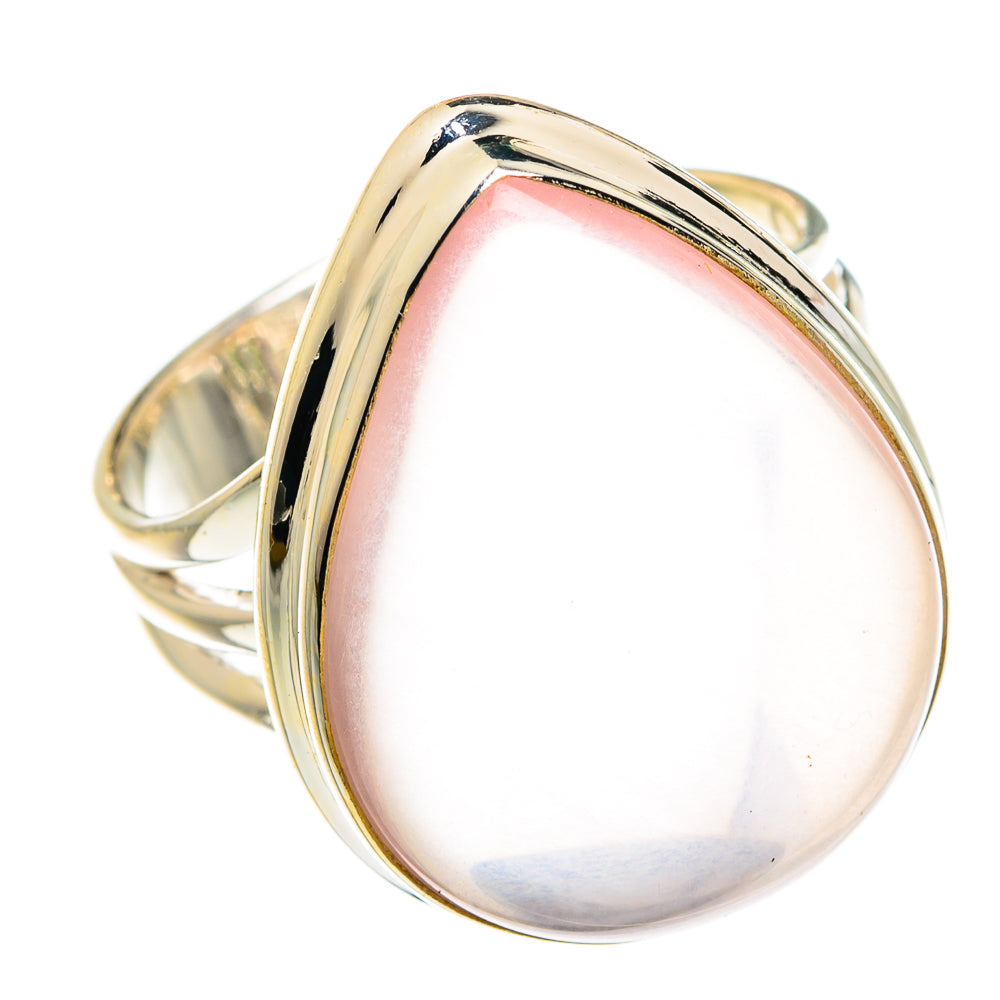 Rose Quartz Rings handcrafted by Anasilvercos - RING77922