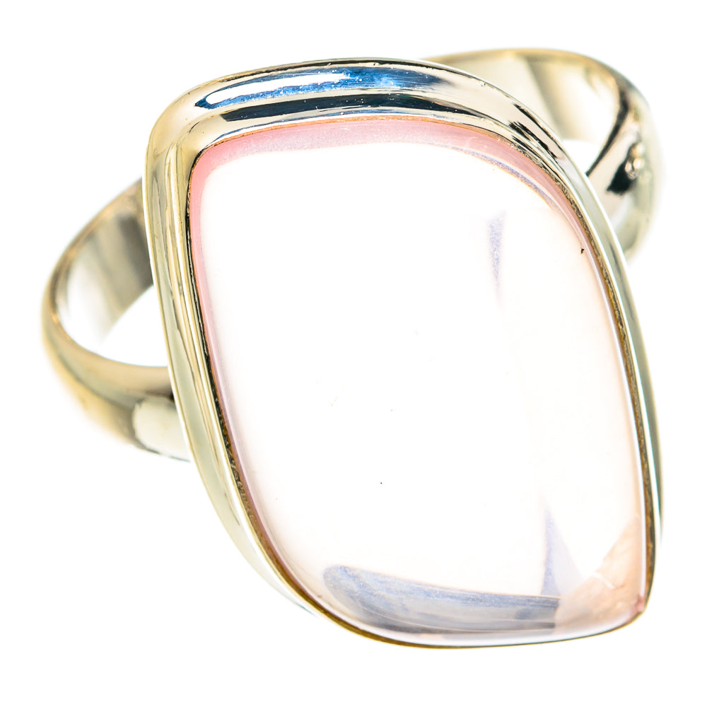 Rose Quartz Rings handcrafted by Anasilvercos - RING77925