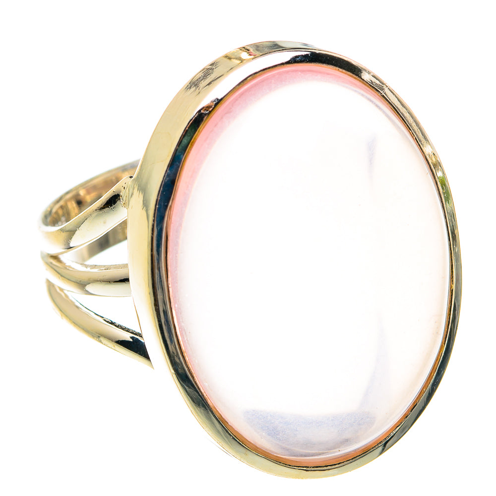 Rose Quartz Rings handcrafted by Anasilvercos - RING77926