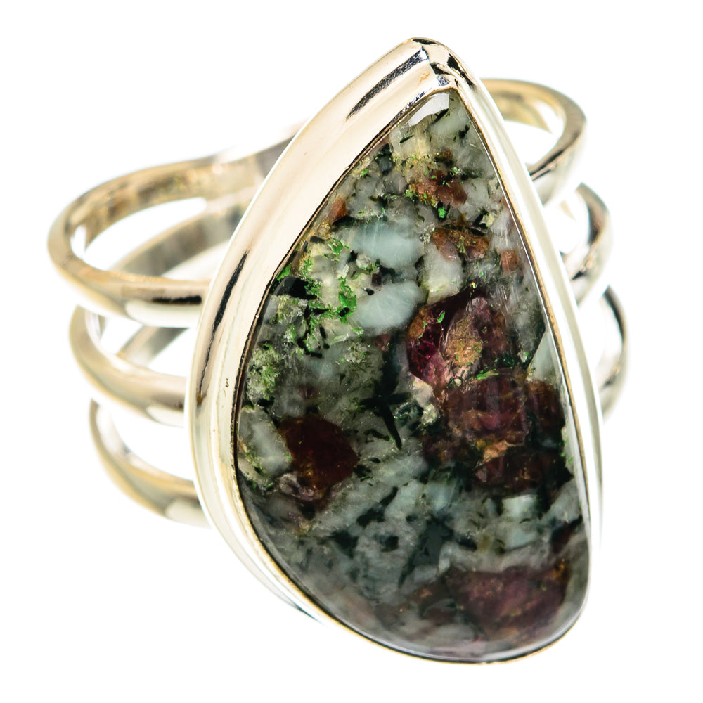 Russian Eudialyte Rings handcrafted by Anasilvercos - RING77940