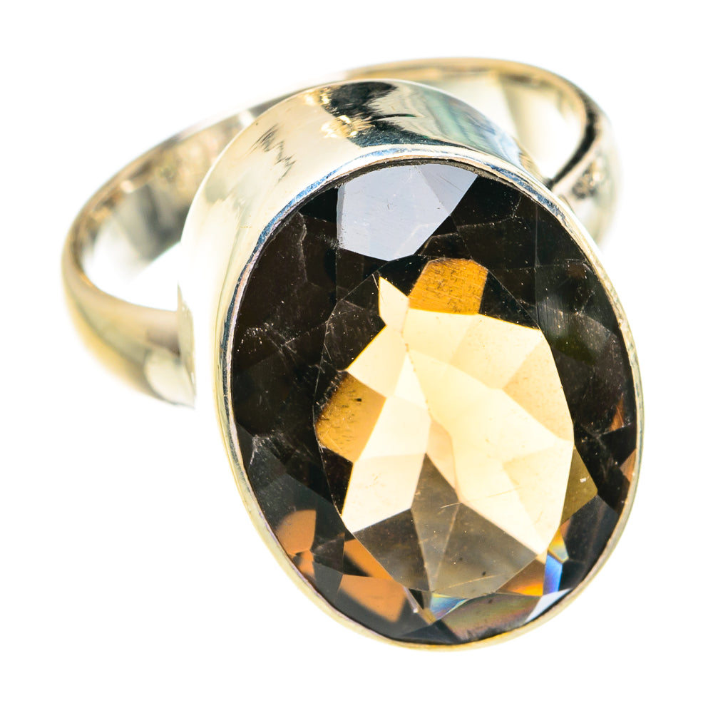 Smoky Quartz Rings handcrafted by Anasilvercos - RING77952