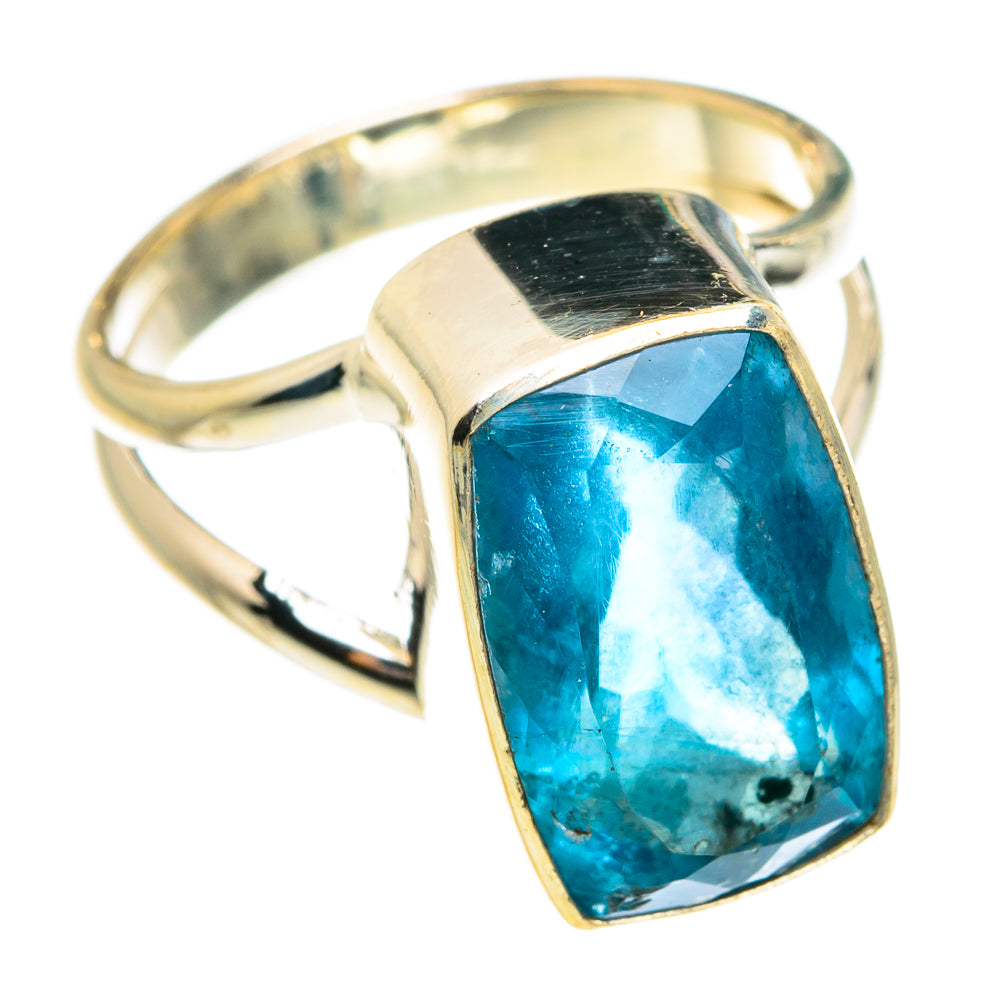 Blue Fluorite Rings handcrafted by Anasilvercos - RING77979