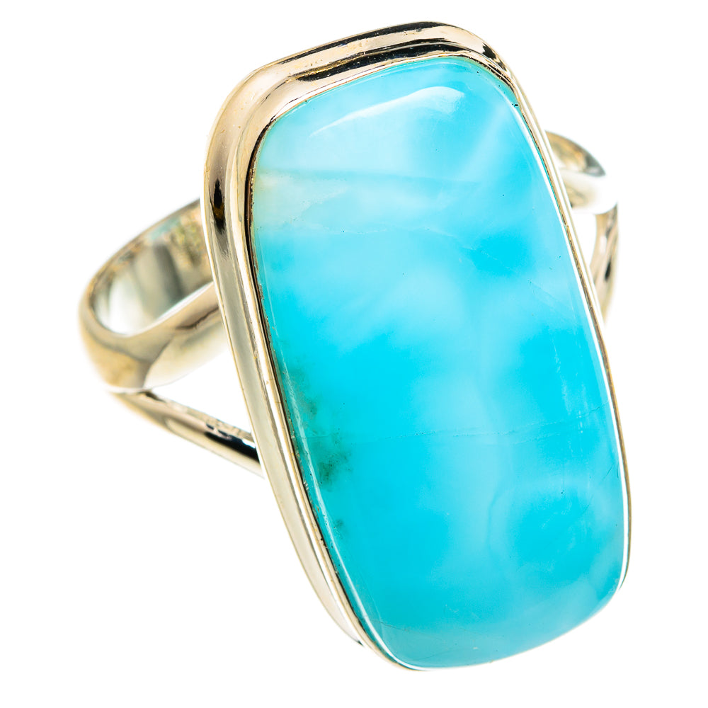 Larimar Rings handcrafted by Anasilvercos - RING77984