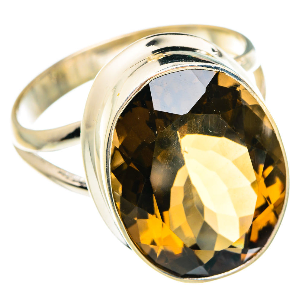 Smoky Quartz Rings handcrafted by Anasilvercos - RING77997