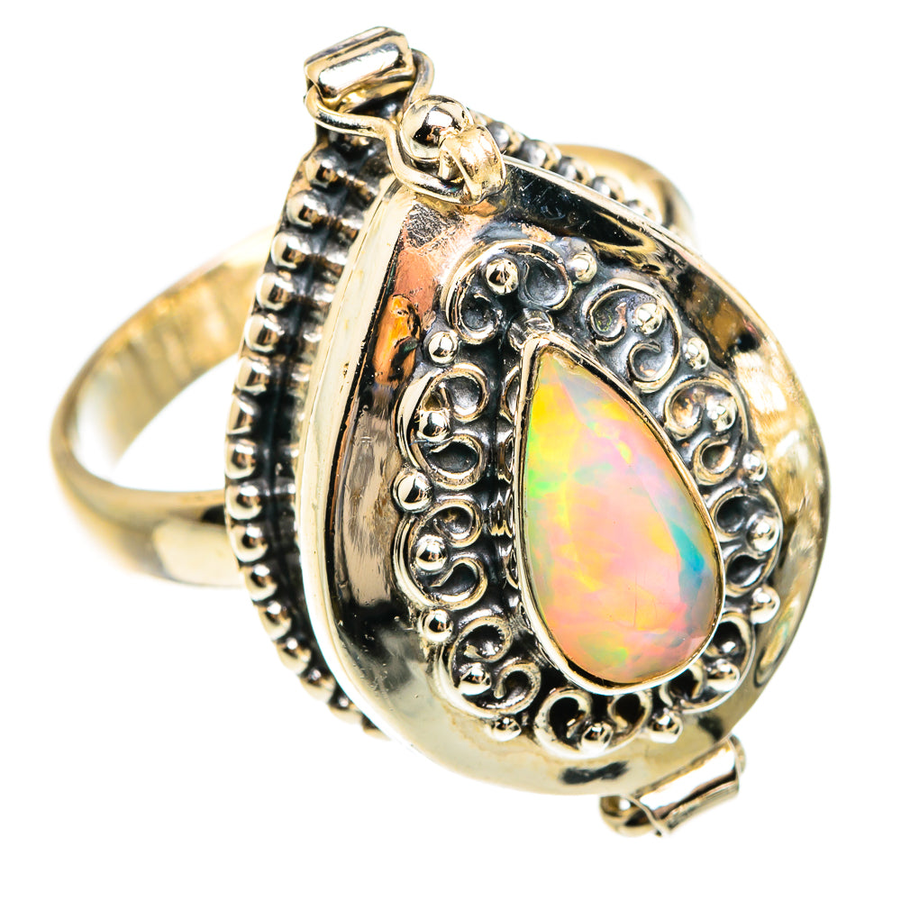 Ethiopian Opal Rings handcrafted by Anasilvercos - RING78021