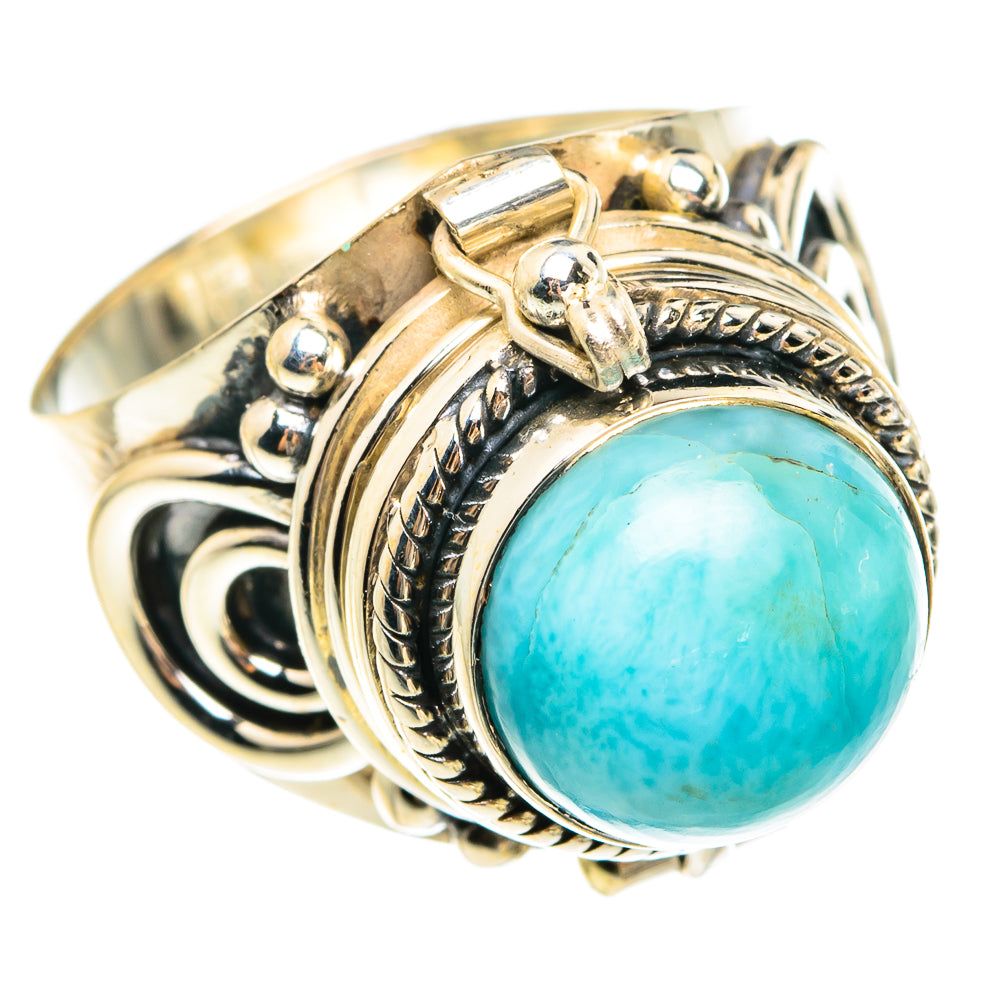 Larimar Rings handcrafted by Anasilvercos - RING78034