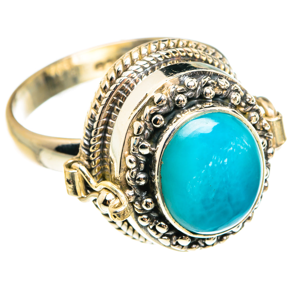 Larimar Rings handcrafted by Anasilvercos - RING78037