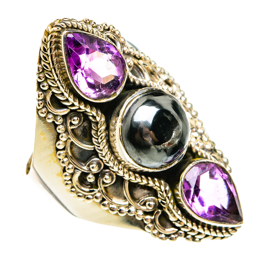 Hematite Rings handcrafted by Anasilvercos - RING78055