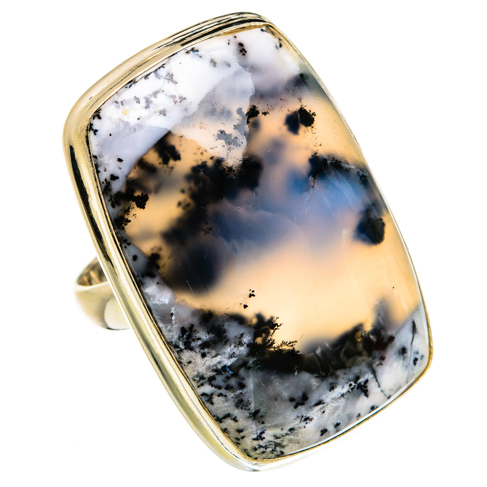 Dendritic Opal Rings handcrafted by Anasilvercos - RING78059