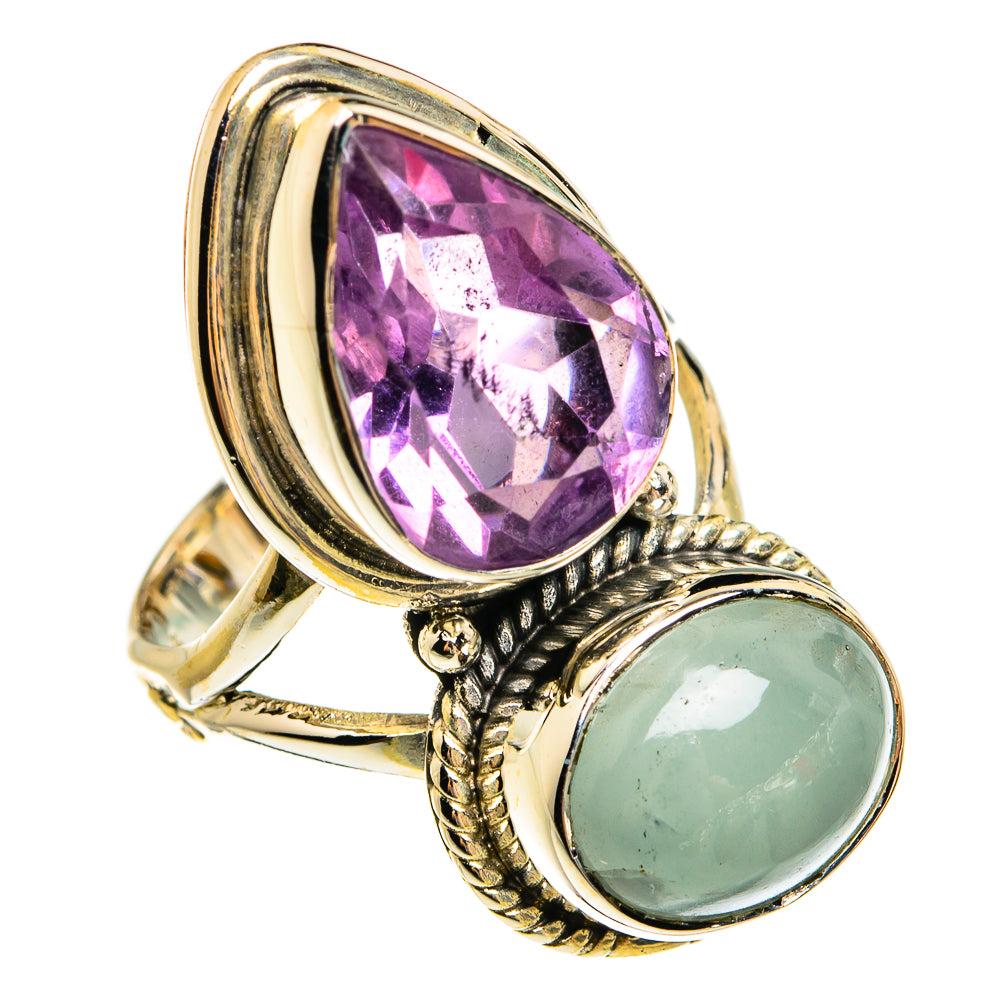 Amethyst Rings handcrafted by Anasilvercos - RING78061