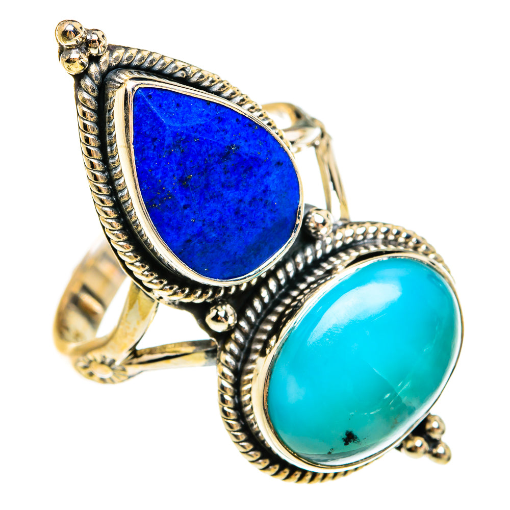 Larimar Rings handcrafted by Anasilvercos - RING78075