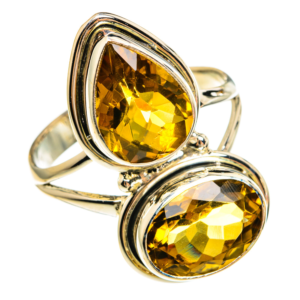 Mandarin Citrine Rings handcrafted by Anasilvercos - RING78088
