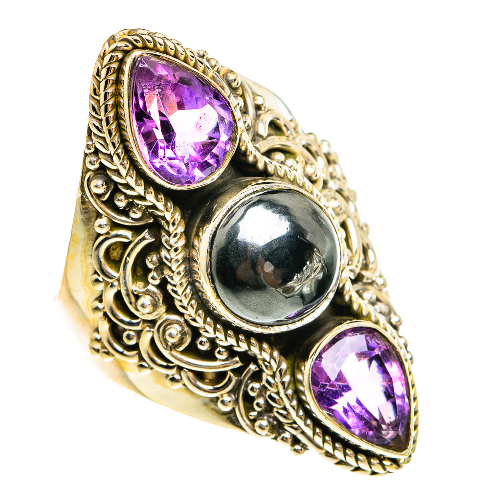 Hematite Rings handcrafted by Anasilvercos - RING78092