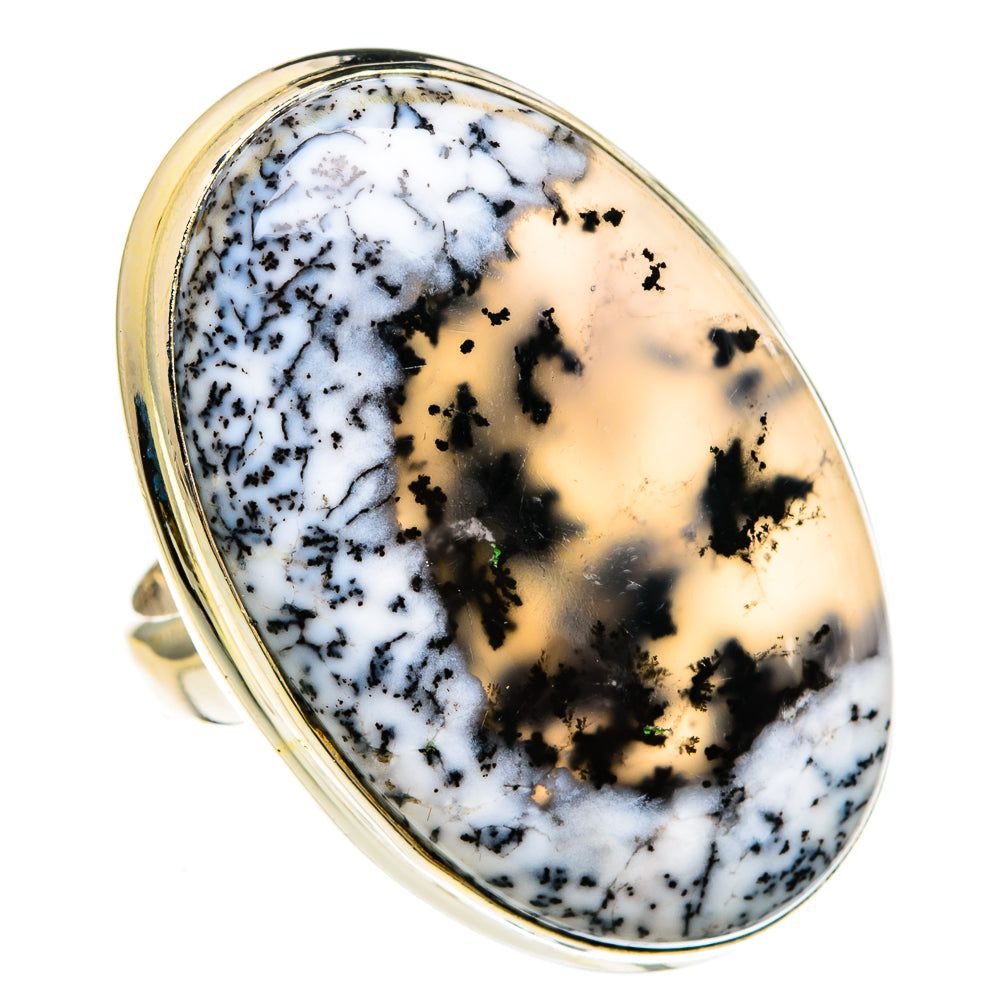 Dendritic Opal Rings handcrafted by Anasilvercos - RING78098