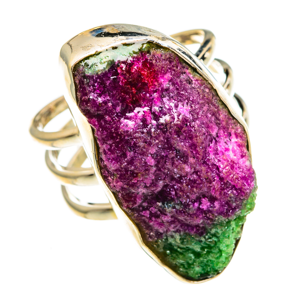 Ruby Zoisite Rings handcrafted by Anasilvercos - RING78100
