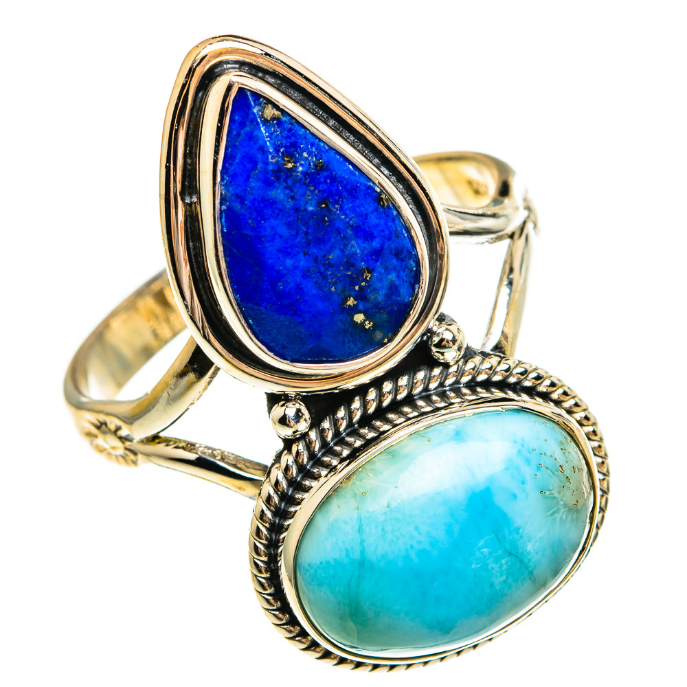 Lapis Lazuli Rings handcrafted by Anasilvercos - RING78110