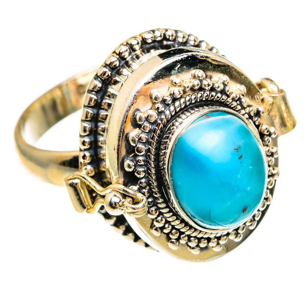 Larimar Rings handcrafted by Anasilvercos - RING78111
