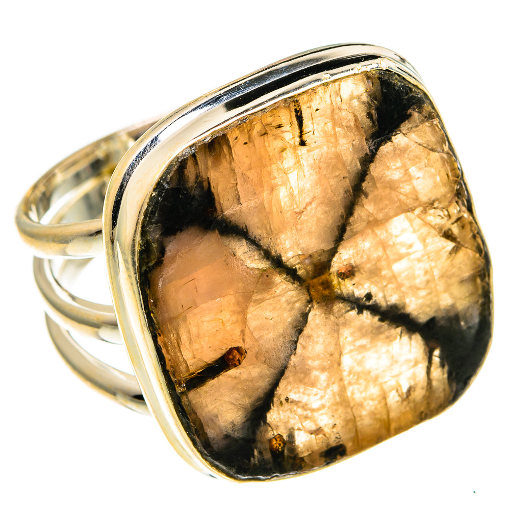 Chiastolite Rings handcrafted by Anasilvercos - RING78122