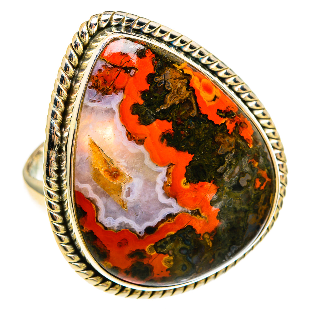Moroccan Agate Rings handcrafted by Anasilvercos - RING78123